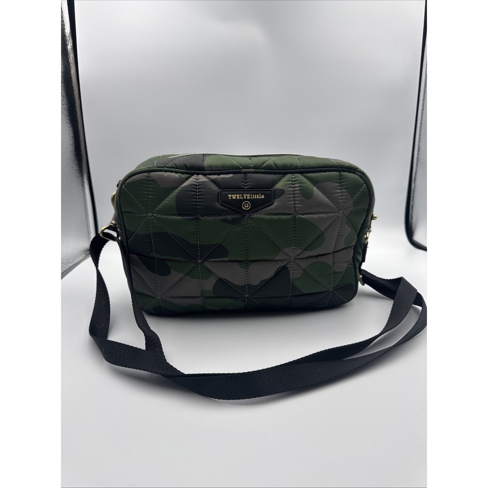 TWELVElittle Diaper Clutch Crossbody Diaperbag with Changing‎ Pad Camo